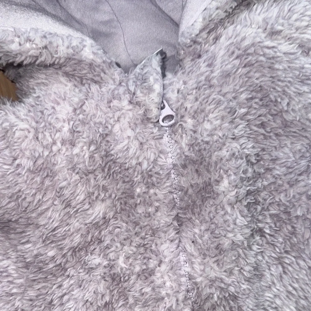 Cozy Gray Kids One Piece with Crown